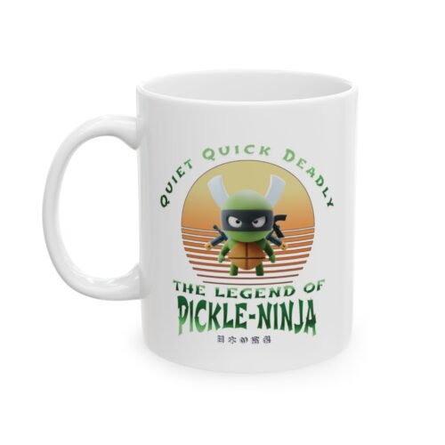 Ceramic Mug Pickle Ninja 11 oz - Image 2