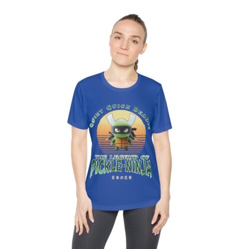 Ladies Moisture Wicking Ninja Pickleball Tee - Image 6