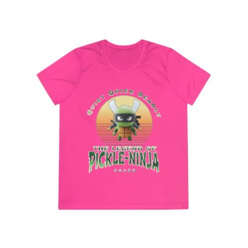 Ladies Moisture Wicking Ninja Pickleball Tee - Image 7