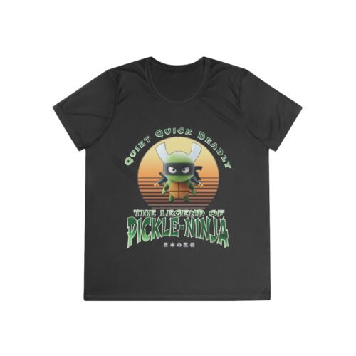 Ladies Moisture Wicking Ninja Pickleball Tee - Image 4